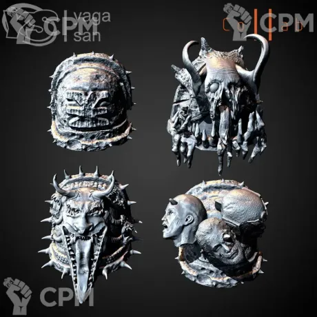 Описание картинки CSM Shoulder Pads v4 от Стальные Небеса по цене 60руб | Свободный Рынок Миниатюр - СРМ