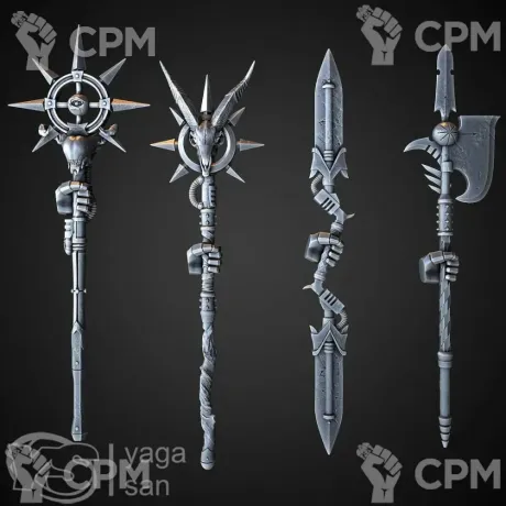 Описание картинки CSM Accursed Weapons v1 от Стальные Небеса по цене 75руб | Свободный Рынок Миниатюр - СРМ