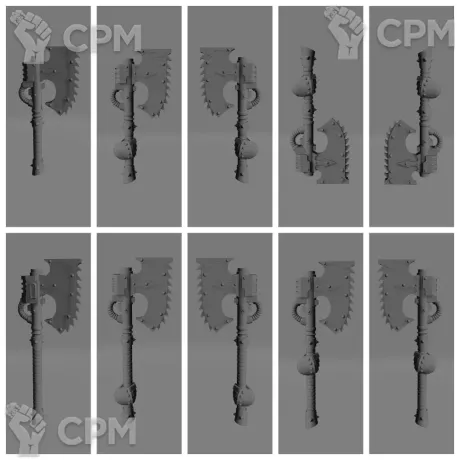 Описание картинки CSM Chain Axes от Стальные Небеса по цене 300руб | Свободный Рынок Миниатюр - СРМ