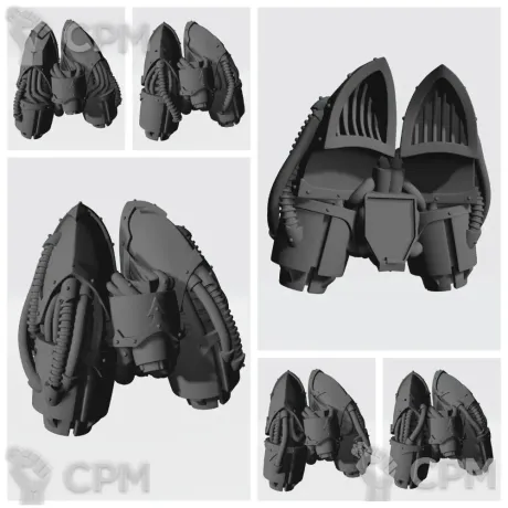 Описание картинки CSM Raptors Jump Pack v1 от Стальные Небеса по цене 220руб | Свободный Рынок Миниатюр - СРМ