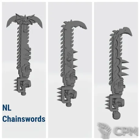 Описание картинки Night Lords chainsword от Стальные Небеса по цене 200руб | Свободный Рынок Миниатюр - СРМ