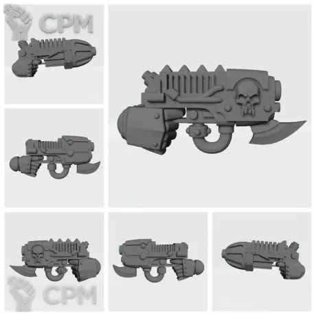 Описание картинки CSM Plasma Pistols от Стальные Небеса по цене 90руб | Свободный Рынок Миниатюр - СРМ