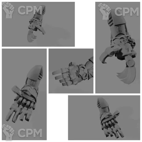 Описание картинки Night Lords two pairs Claws v2 от Стальные Небеса по цене 200руб | Свободный Рынок Миниатюр - СРМ