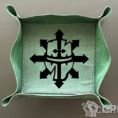 Описание картинки Chaos Knights Dice Tray/Лоток/Дайс Трей/Арена/Тарелка/ хаос рыцари от Krontwar по цене 3 000руб | Свободный Рынок Миниатюр - СРМ