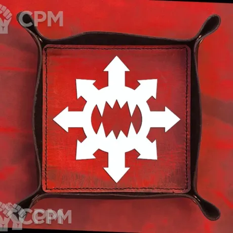 Описание картинки World Eaters Dice Tray/Лоток/Дайс Трей/Арена/Тарелка/ пожиратели миров от Krontwar по цене 4 000руб | Свободный Рынок Миниатюр - СРМ