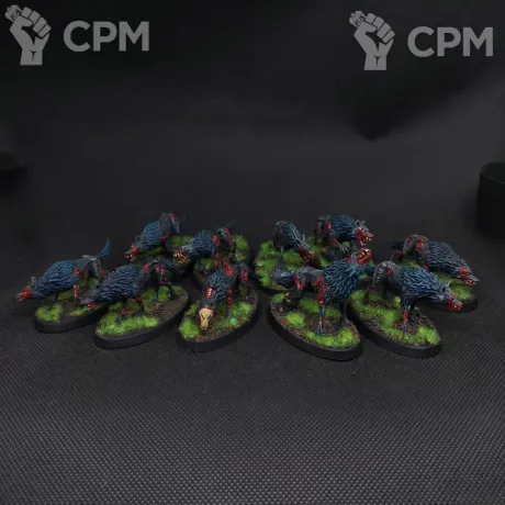 Описание картинки 10 Dire Wolves лот1, 3д печать(скан с ГВ), покрас от V130177@mail.ru по цене 4 900руб | Свободный Рынок Миниатюр - СРМ