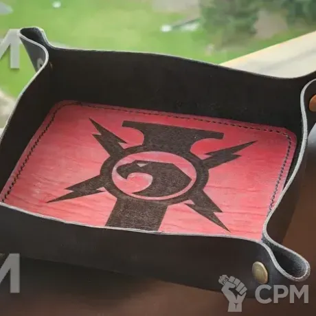 Описание картинки Dice Tray Adeptus Custodes/Лоток/Дайс Трей Кустодес/Арена/Тарелка от Krontwar по цене 3 000руб | Свободный Рынок Миниатюр - СРМ