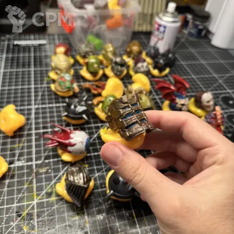 Описание картинки Dead Space 3 Айзек Утка 3-й уровень UV+3Deyes+LM от Duck Machine по цене 1 800руб | Свободный Рынок Миниатюр - СРМ