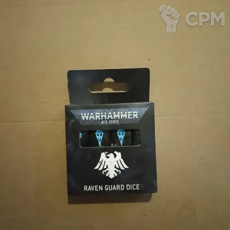Описание картинки Raven Guard Dice Set от Black Legion Hall по цене 3 100руб