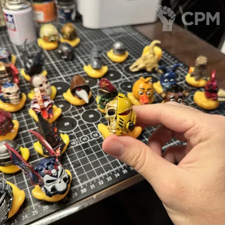 Описание картинки Вархаммер череп десантник 2-й уровень от Duck Machine по цене 1 200руб