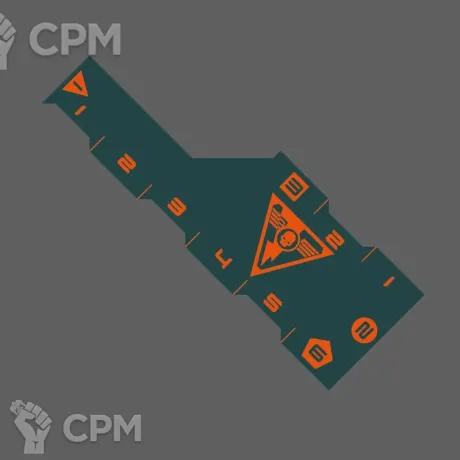 Описание картинки Линейка 40k TEMPESTUS AQUILONS   (УФ) от TerraCutter по цене 400руб | Свободный Рынок Миниатюр - СРМ