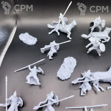 Описание картинки Пехота Рохана, Пеший и на Коне от У Джони по цене 1 000руб | Свободный Рынок Миниатюр - СРМ