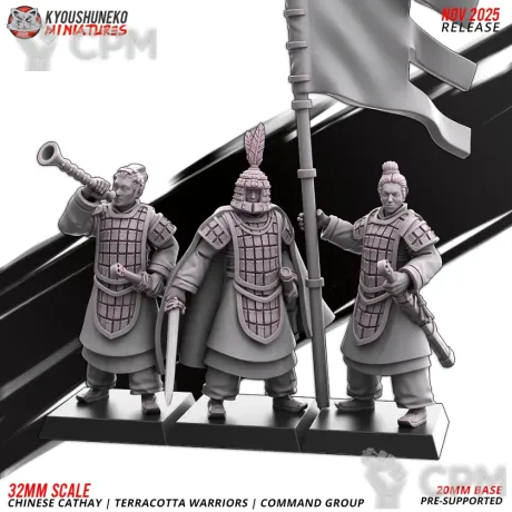 Описание картинки Cathay Terracotta warriors CG от 3DPrintClub по цене 95руб | Свободный Рынок Миниатюр - СРМ
