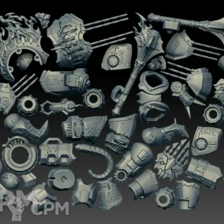 Описание картинки Dominator Engine (Scan) от AxeL's Forge по цене 1 400руб | Свободный Рынок Миниатюр - СРМ
