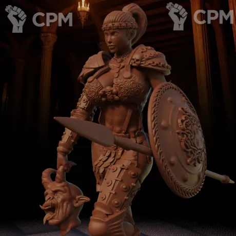 Описание картинки Амазонка Diablo 2 от Кира по цене 2 500руб | Свободный Рынок Миниатюр - СРМ