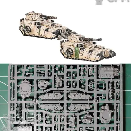 Описание картинки Legions Imperialis Kratos Heavy Tank x2 от Vault Boy по цене 2 998руб | Свободный Рынок Миниатюр - СРМ
