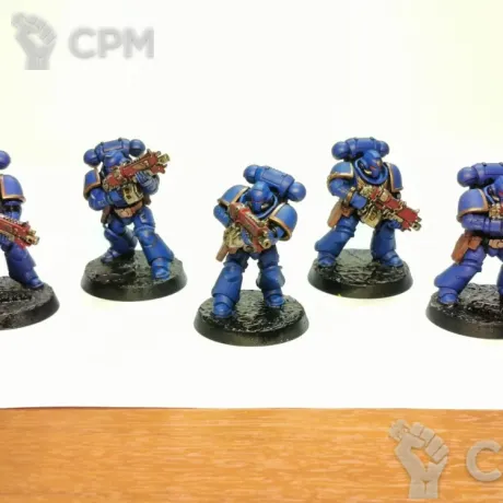 Описание картинки primaris intercessors x5 от ArGias по цене 800руб | Свободный Рынок Миниатюр - СРМ