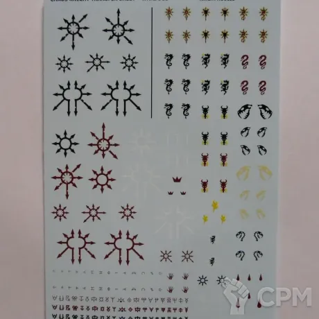 Описание картинки Декали Wardogs Chaos Knight Transfer Sheet от volkolok13 по цене 700руб | Свободный Рынок Миниатюр - СРМ