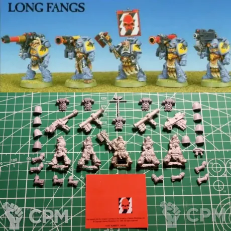 Описание картинки Space Wolves Long Fangs (2ed) от Stark Foundry по цене 1 820руб | Свободный Рынок Миниатюр - СРМ