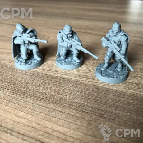 Описание картинки GrimGuard (альтернативный криг) Snipers (3 модели) от KomSoMol по цене 190руб | Свободный Рынок Миниатюр - СРМ