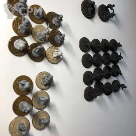 Описание картинки Flames of War - пехота США 1:100 на индивидуальных подставках, не крашена от KomSoMol по цене 330руб | Свободный Рынок Миниатюр - СРМ