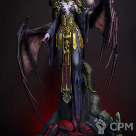Описание картинки Lilith Diablo IV от SmokeOLyee по цене 12 000руб | Свободный Рынок Миниатюр - СРМ