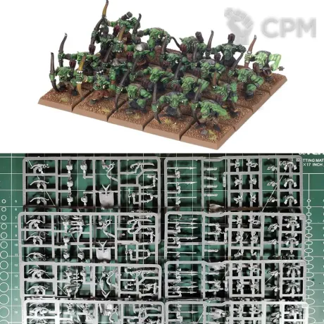 Описание картинки Orc &amp; Goblin Tribes Goblins x20 (Goblin Mob) от Vault Boy по цене 3 498руб | Свободный Рынок Миниатюр - СРМ
