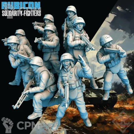 Описание картинки Rubicon solidarity remnants от Wardog Workshop по цене 1 350руб | Свободный Рынок Миниатюр - СРМ