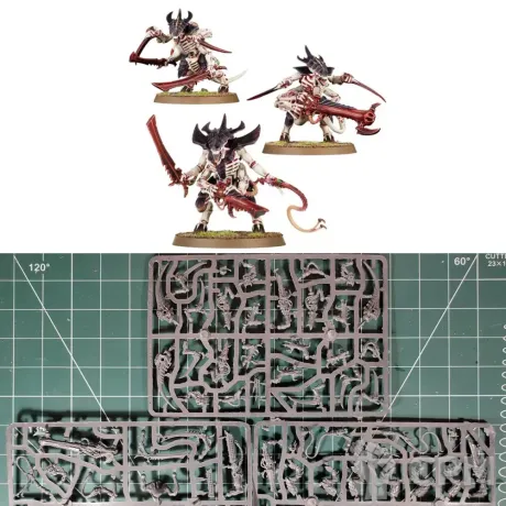 Описание картинки Tyranids Tyranid Warriors x6 Смола от Каджит по цене 2 998руб | Свободный Рынок Миниатюр - СРМ