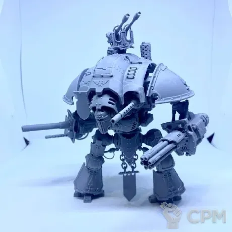 Описание картинки Imperial Knight, Рыцарь, Warhammer 40k от Flameborn_Minis по цене 4 000руб | Свободный Рынок Миниатюр - СРМ