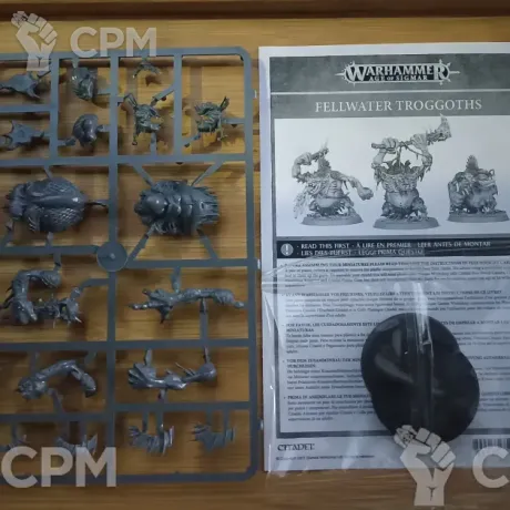 Описание картинки 3х Fellwater Troggoths, на литниках от Black Legion Hall по цене 7 150руб | Свободный Рынок Миниатюр - СРМ