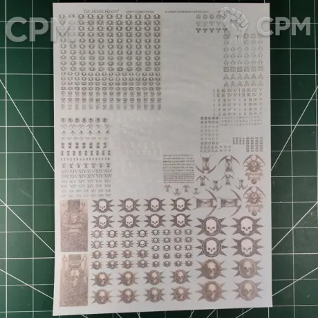 Описание картинки Death Guard Legion Transfer Sheet Декали Оригинал GW от Vault Boy по цене 5 298руб | Свободный Рынок Миниатюр - СРМ