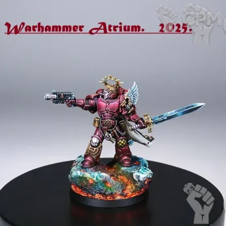 Описание картинки Warhammer 40k. Blood Angels Captain. 5th Company. Sendini - Current Captain. от Ярослав1709 по цене 100руб | Свободный Рынок Миниатюр - СРМ