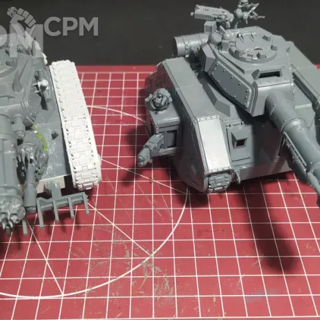 Описание картинки 2 Хаосевых Leman Russ от Terran по цене 6 299руб | Свободный Рынок Миниатюр - СРМ