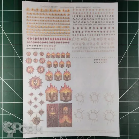 Описание картинки Word Bearers Legion Transfer Sheet Декали Оригинал GW от Vault Boy по цене 5 298руб | Свободный Рынок Миниатюр - СРМ