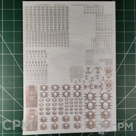Описание картинки Death Guard Legion Transfer Sheet Декали Оригинал GW от Vault Boy по цене 5 298руб | Свободный Рынок Миниатюр - СРМ
