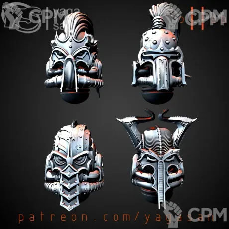 Описание картинки CSM Helmets v3 от Стальные Небеса по цене 60руб | Свободный Рынок Миниатюр - СРМ
