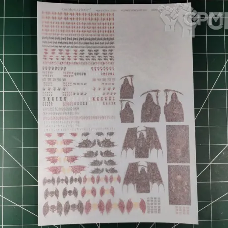 Описание картинки Night Lords Legion Transfer Sheet Декали Оригинал GW от Vault Boy по цене 5 298руб | Свободный Рынок Миниатюр - СРМ