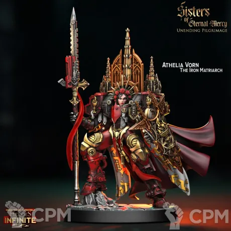 Описание картинки Athelia Vorn the Iron Matriarch от Бруталити по цене 400руб | Свободный Рынок Миниатюр - СРМ