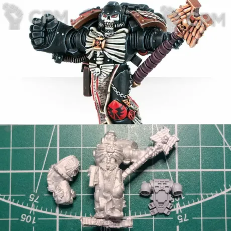 Описание картинки SM Chaplain w/Power Fist (2005) от Stark Foundry по цене 375руб | Свободный Рынок Миниатюр - СРМ