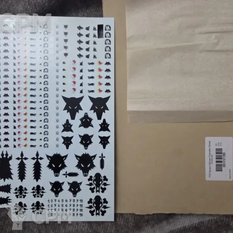 Описание картинки Wolves transfer sheet от User37934 по цене 3 500руб | Свободный Рынок Миниатюр - СРМ