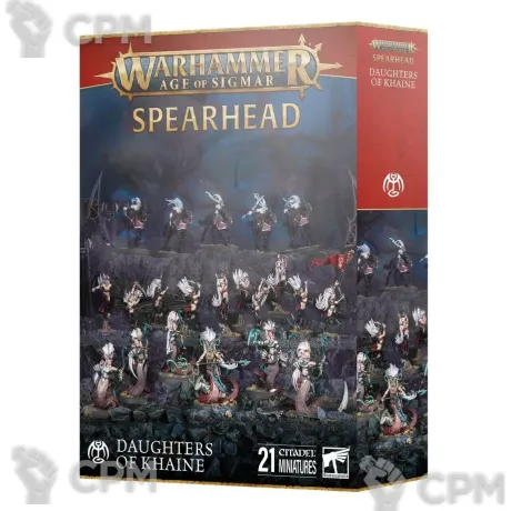 Описание картинки Набор Спирхед Warhammer: Age of Sigmar Daughters of Khaine Spearhead от Дауран по цене 12 500руб | Свободный Рынок Миниатюр - СРМ