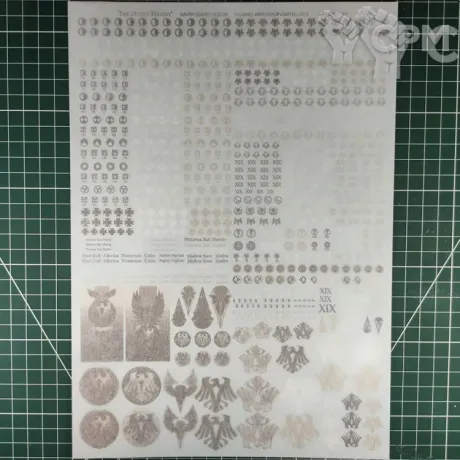 Описание картинки Raven Guard Legion Transfer Sheet Декали Оригинал GW от Vault Boy по цене 5 298руб | Свободный Рынок Миниатюр - СРМ