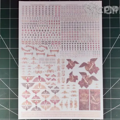 Описание картинки Blood Angels Legion Transfer Sheet Декали Оригинал GW от Vault Boy по цене 5 298руб | Свободный Рынок Миниатюр - СРМ