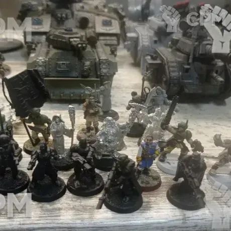 Описание картинки Армия Astra Militarum от  по цене 120 000руб | Свободный Рынок Миниатюр - СРМ