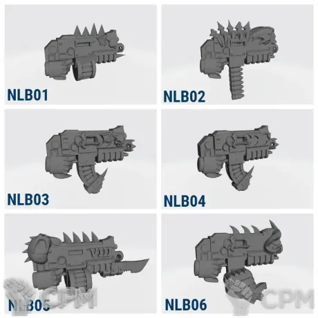 Описание картинки Night Lords Bolters от Стальные Небеса по цене 120руб | Свободный Рынок Миниатюр - СРМ