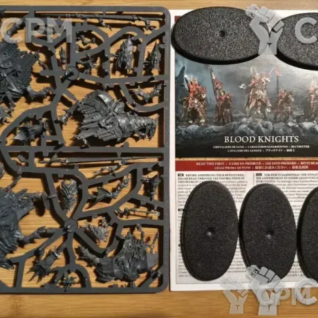 Описание картинки 5x Blood Knights, на литниках от Black Legion Hall по цене 6 050руб | Свободный Рынок Миниатюр - СРМ