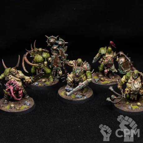Описание картинки Putrid Blightkings от Monger по цене 13 450руб | Свободный Рынок Миниатюр - СРМ