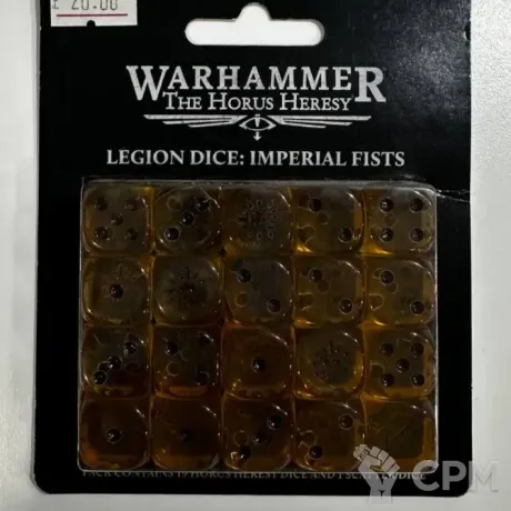 Описание картинки Legion Dice: Imperial Fists - Warhammer Horus Heresy - New, Unused от Mundungus по цене 3 704руб | Свободный Рынок Миниатюр - СРМ
