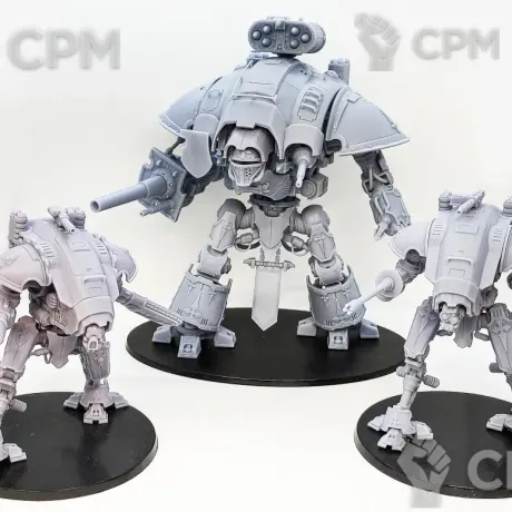 Описание картинки Imperial Knights Strater Pack (3d alt) от HouseSaidon по цене 7 700руб | Свободный Рынок Миниатюр - СРМ